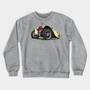 1937 MG Midget in cream Crewneck Sweatshirt